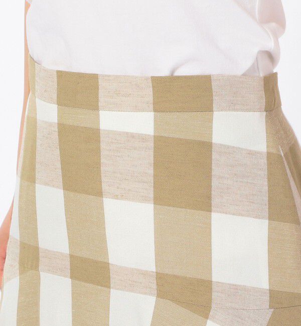 Liesse「ギンガムフレアスカート」|スカート|