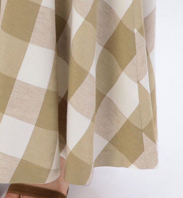 Liesse「ギンガムフレアスカート」|スカート|
