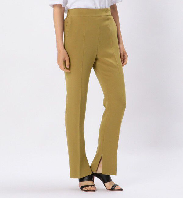 Liesse「スッキリ美脚パンツ」|その他|キャメル