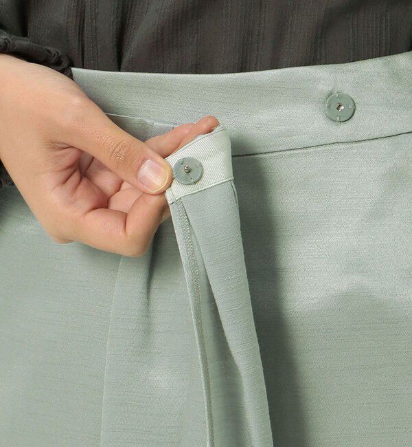 Liesse「サテン巻きスカート」|スカート|