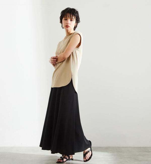 Liesse「カットソーロングスカート（セットアップ対応可）」|スカート|