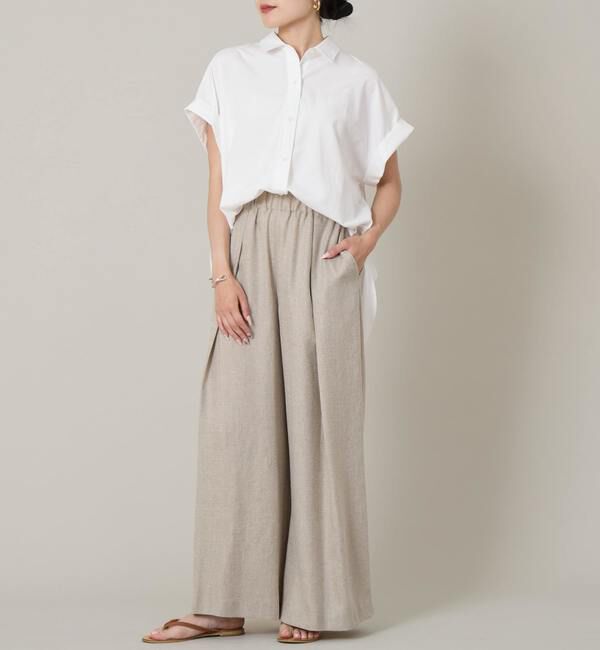 Liesse「ワイドギャザーパンツ（セットアップ対応）」|その他|