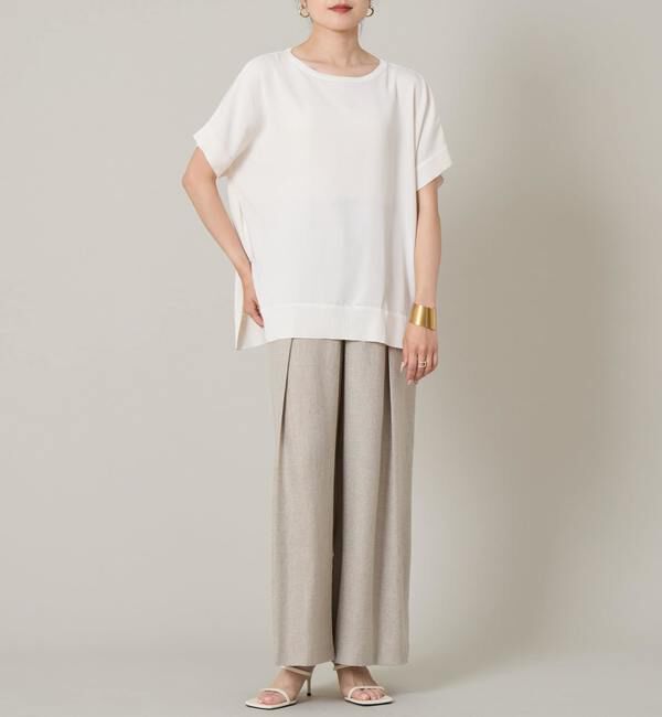 Liesse「ワイドギャザーパンツ（セットアップ対応）」|その他|