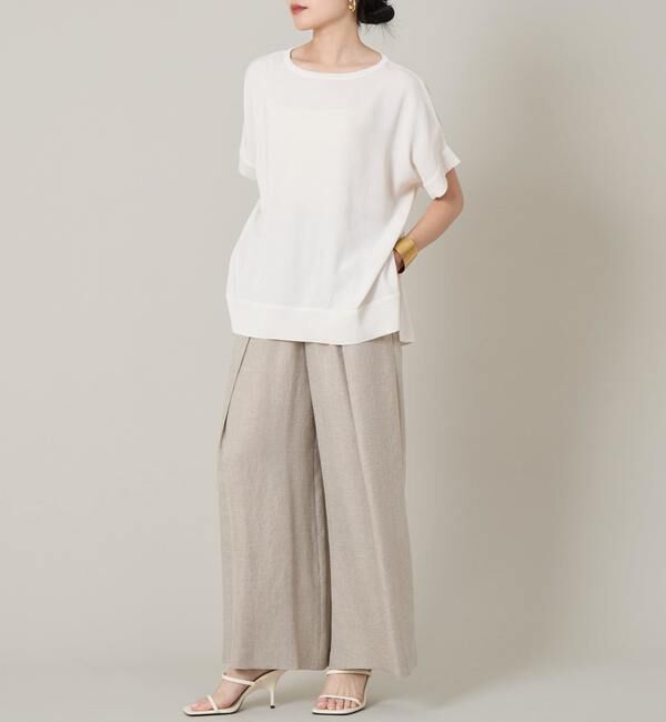 Liesse「ワイドギャザーパンツ（セットアップ対応）」|その他|