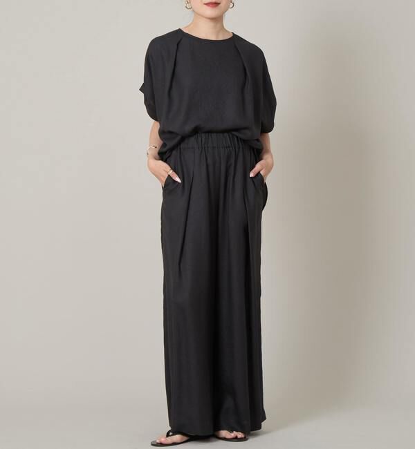 Liesse「ワイドギャザーパンツ（セットアップ対応）」|その他|