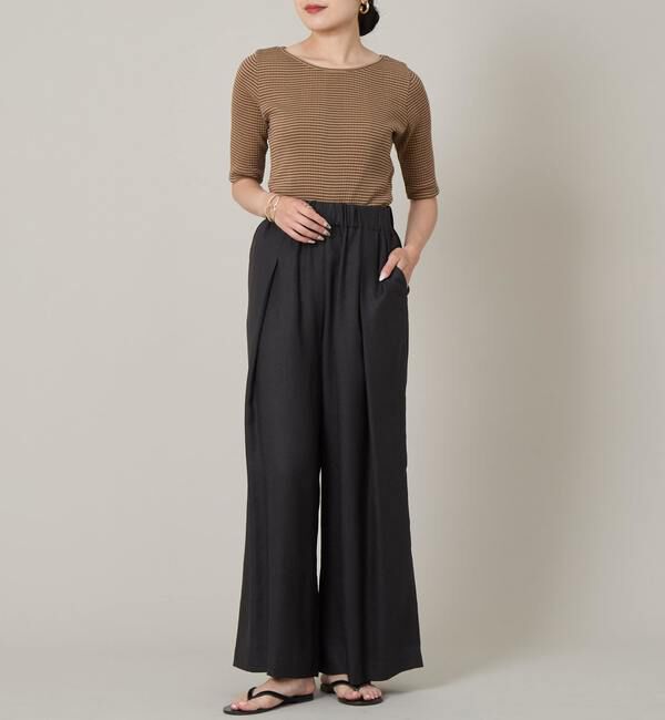 Liesse「ワイドギャザーパンツ（セットアップ対応）」|その他|