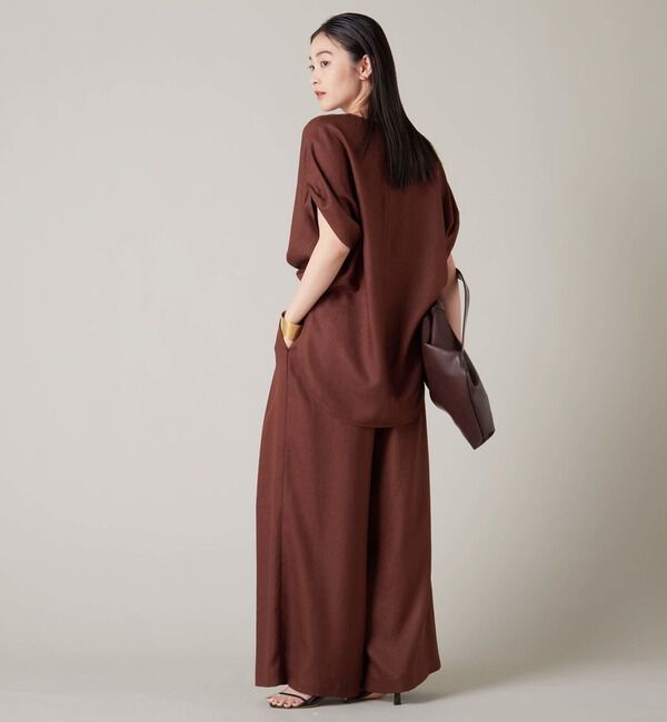 Liesse「ワイドギャザーパンツ（セットアップ対応）」|その他|