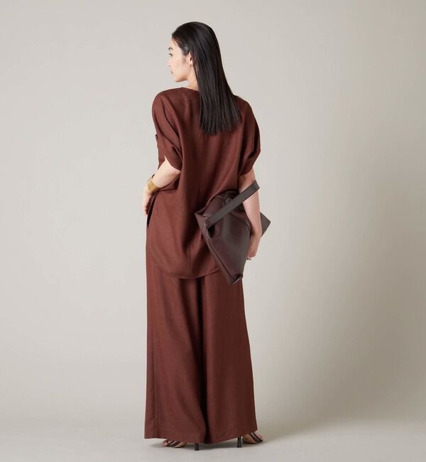 Liesse「ワイドギャザーパンツ（セットアップ対応）」|その他|