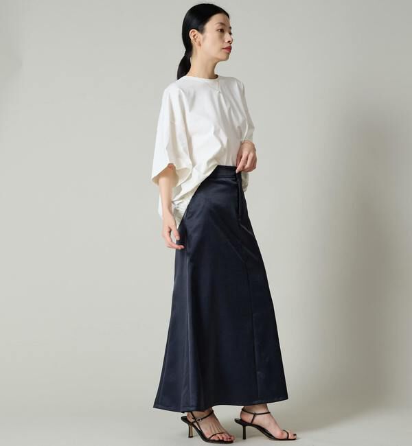 Liesse「サテンフレアスカート」|スカート|
