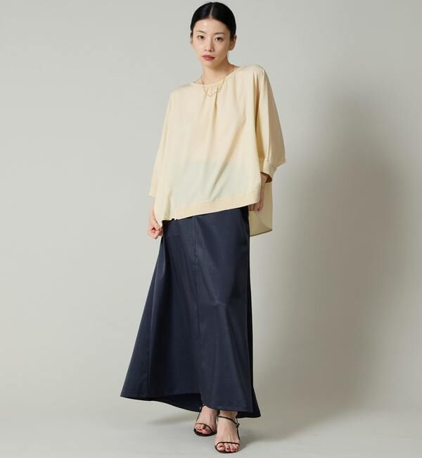 Liesse「サテンフレアスカート」|スカート|