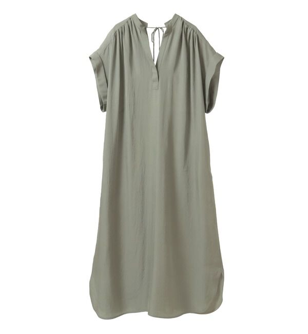 Liesse「バックギャザーワンピース」|ワンピース|カーキ