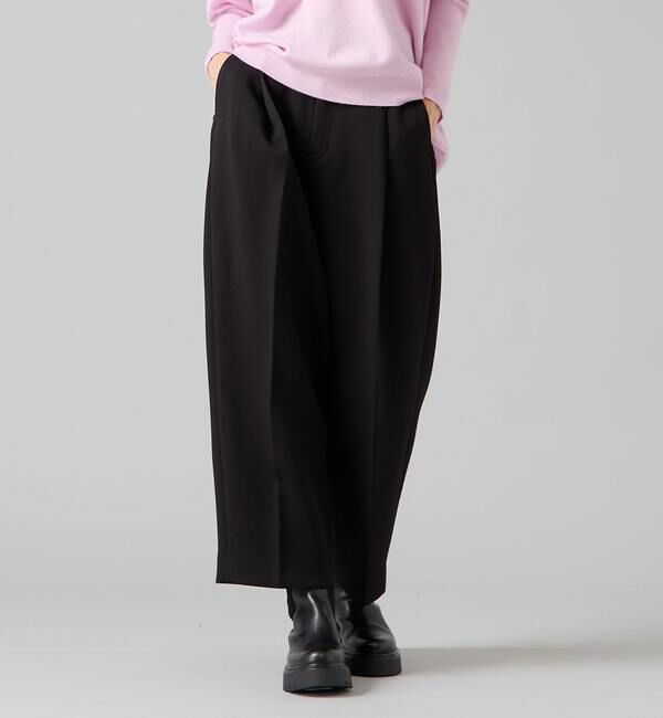 Liesse「トリプルクロスタックテーパードパンツ」|その他|ブラック