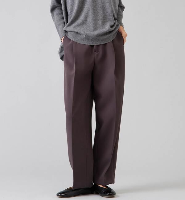 Liesse「トリプルクロスタックテーパードパンツ」|その他|チャコールグレー