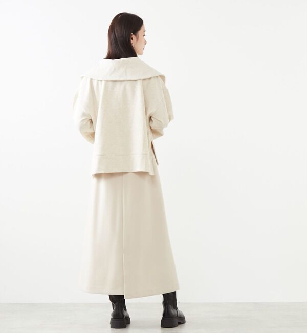Soffitto「アンゴラ混フラノフリースAラインスカート」|スカート|