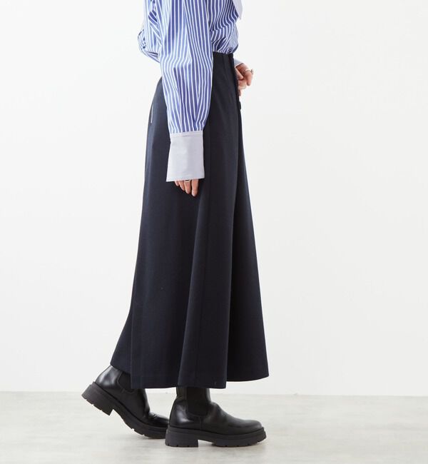 Soffitto「アンゴラ混フラノフリースAラインスカート」|スカート|