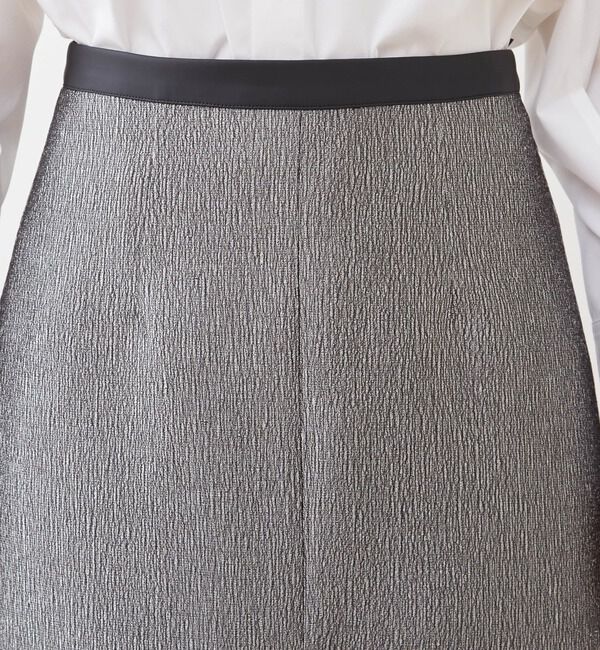 Soffitto「メタリックロングスリットスカート」|スカート|