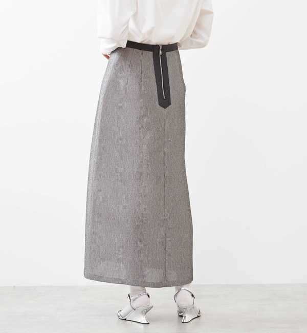 Soffitto「メタリックロングスリットスカート」|スカート|
