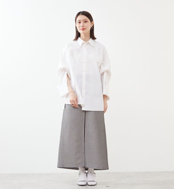 Soffitto「メタリックロングスリットスカート」|スカート|