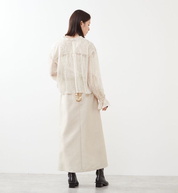 Soffitto「メタリックロングスリットスカート」|スカート|