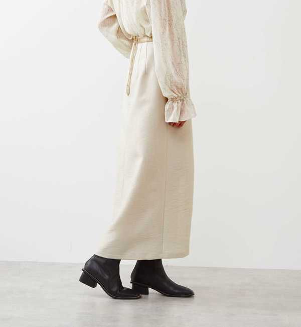 Soffitto「メタリックロングスリットスカート」|スカート|