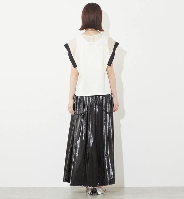 SOFFITTO「異素材使いプルオーバー」|Tシャツ・カットソー|