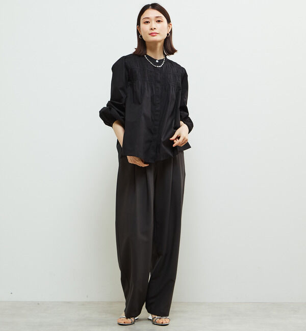 Soffitto「ボリューム袖ギャザーブラウス」|シャツ・ブラウス|