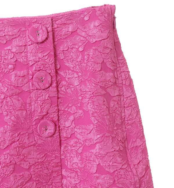 A_「【BAUM UND PFERDGARTEN/バウムウンドヘルガーテン】フラワージャカードサイドスリットスカート」|スカート|