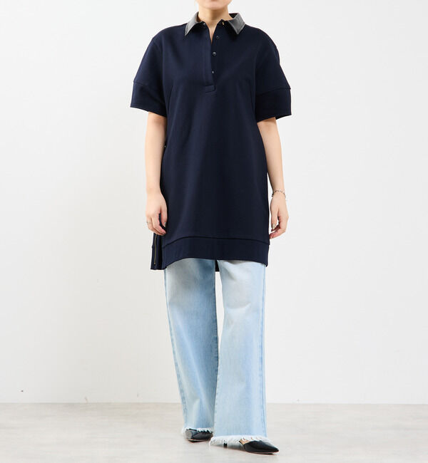 Soffitto「裏毛サイドスリットミニワンピース」|ワンピース|