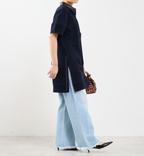 Soffitto「裏毛サイドスリットミニワンピース」|ワンピース|