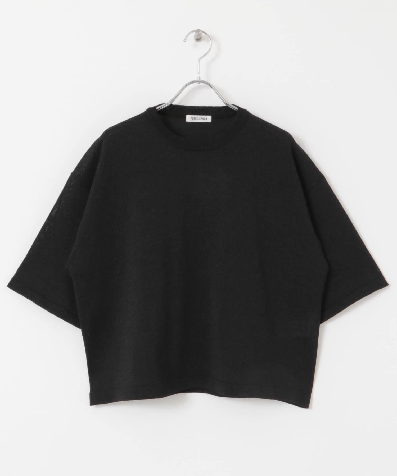 URBAN RESEARCH DOORS「FORK&SPOON　ペーパーニットTシャツ」|ニット・セーター|