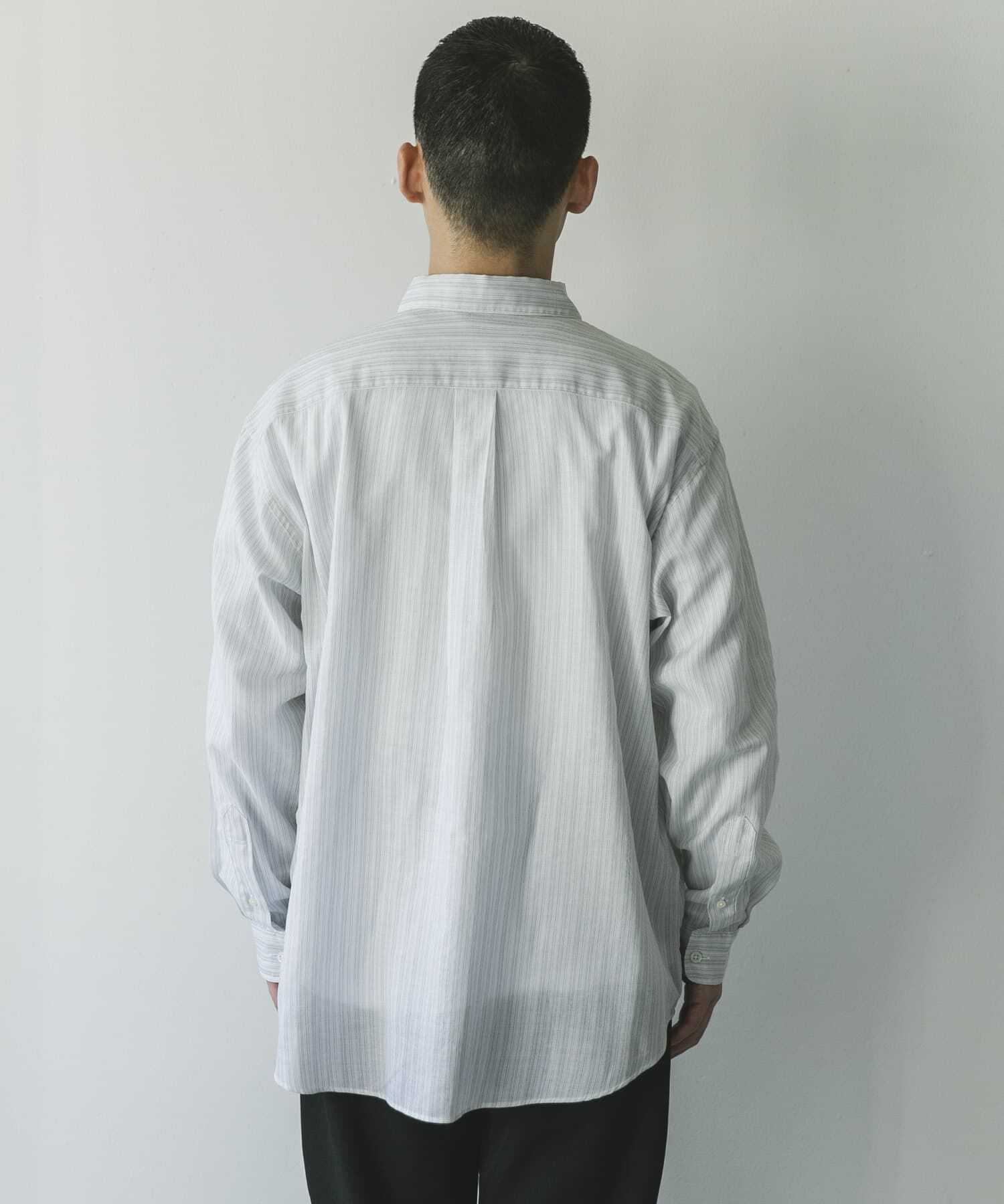 URBAN RESEARCH DOORS「シアーボイルストライプロングスリーブシャツ」|シャツ・ブラウス|