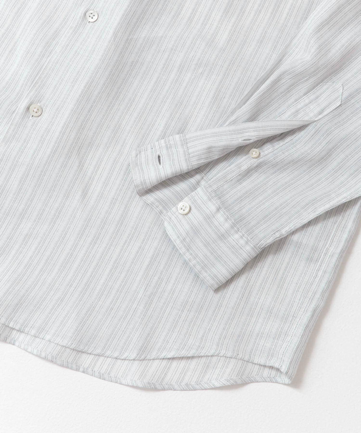 URBAN RESEARCH DOORS「シアーボイルストライプロングスリーブシャツ」|シャツ・ブラウス|