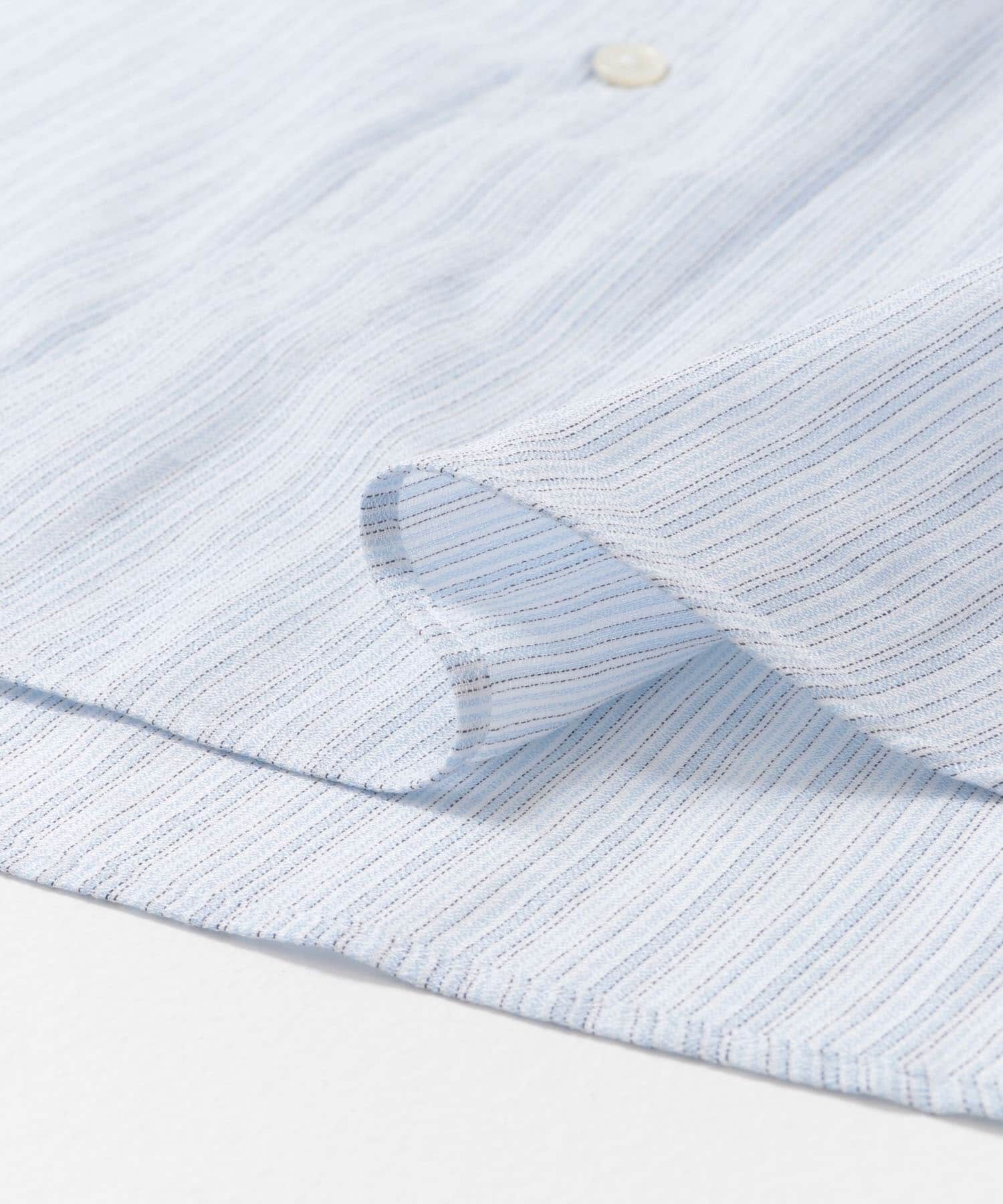 URBAN RESEARCH DOORS「シアーボイルストライプロングスリーブシャツ」|シャツ・ブラウス|