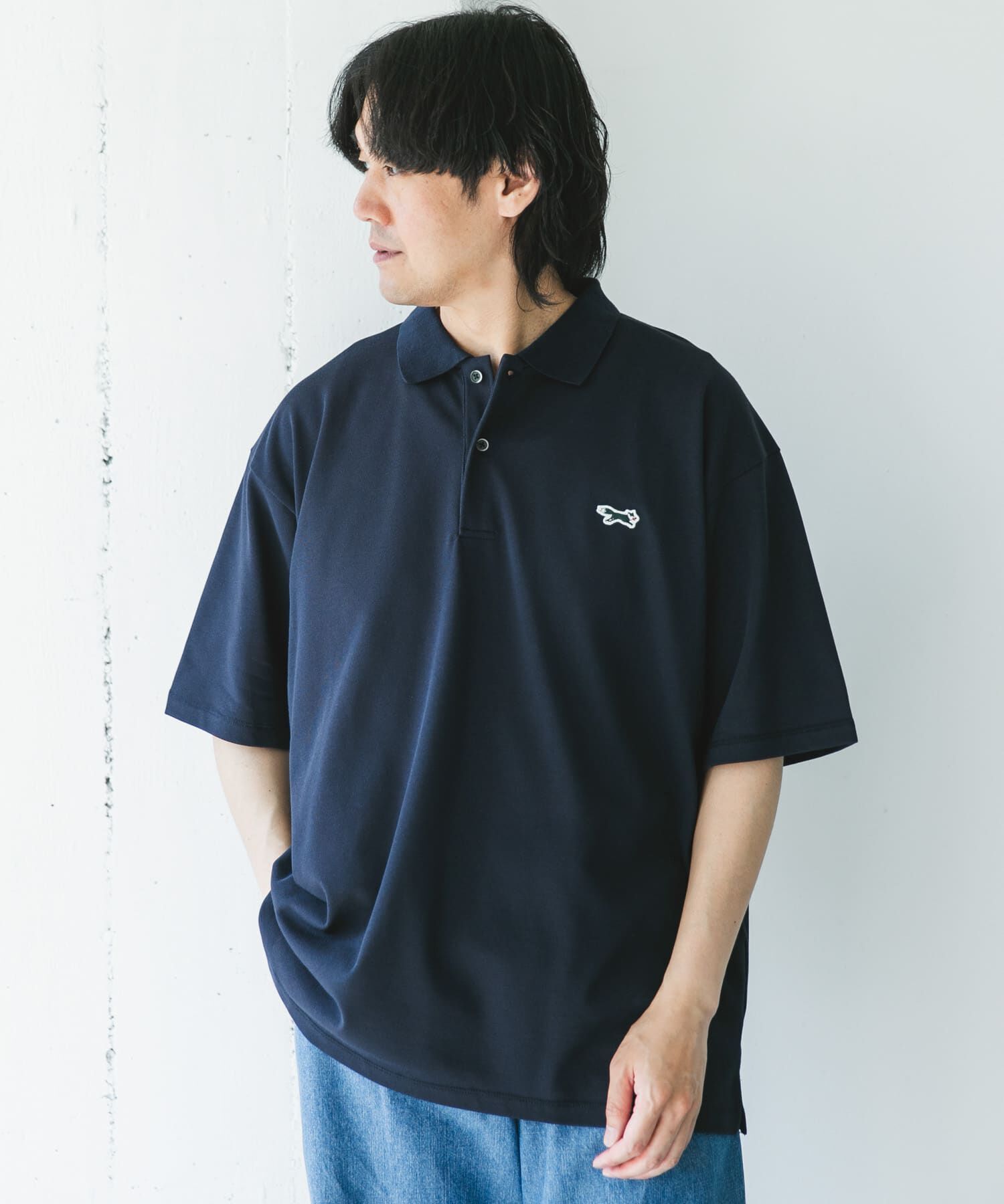 URBAN RESEARCH DOORS「『XLサイズ/WEB限定』『別注』PENNEYS&times;DOORS　THE FOX 鹿の子 ポロシャツ」|ポロシャツ|