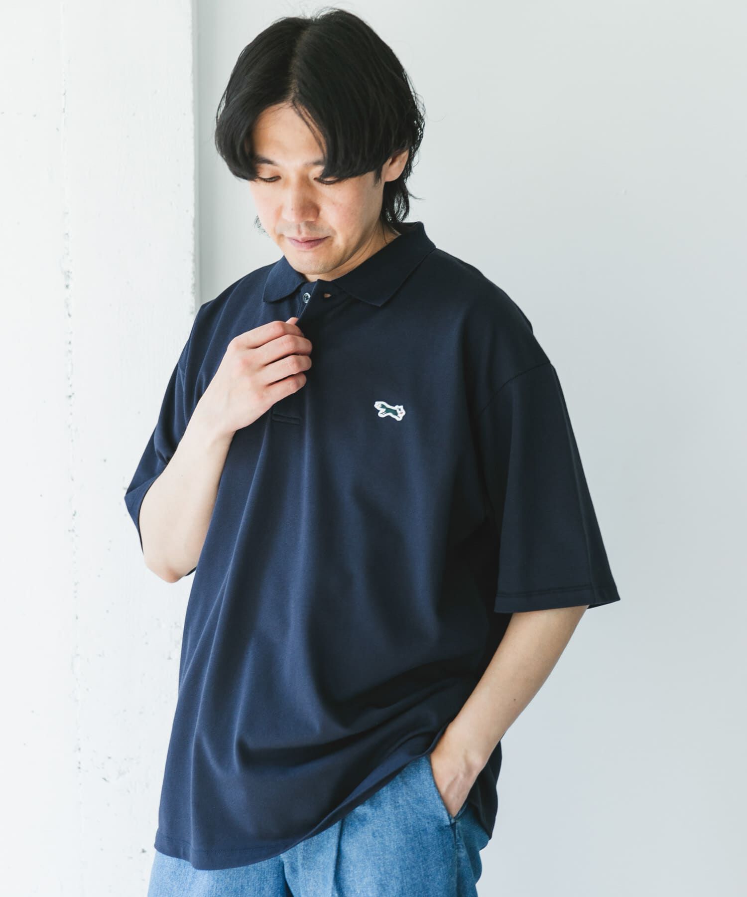 URBAN RESEARCH DOORS「『XLサイズ/WEB限定』『別注』PENNEYS&times;DOORS　THE FOX 鹿の子 ポロシャツ」|ポロシャツ|