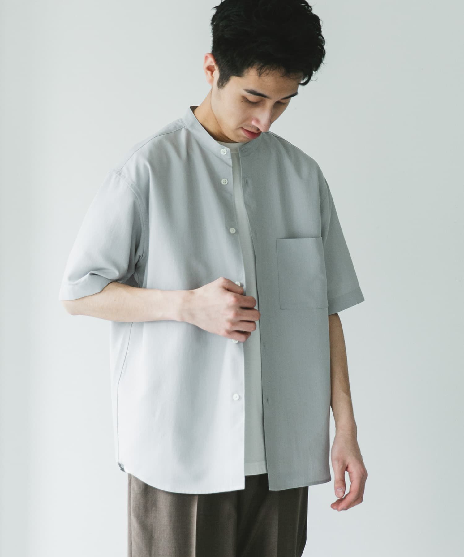 URBAN RESEARCH DOORS「『XLｻｲｽﾞ/WEB限定』『吸水速乾』ｾｵｱﾙﾌｧﾊﾞﾝﾄﾞｶﾗｰｼｮｰ 」|シャツ・ブラウス|