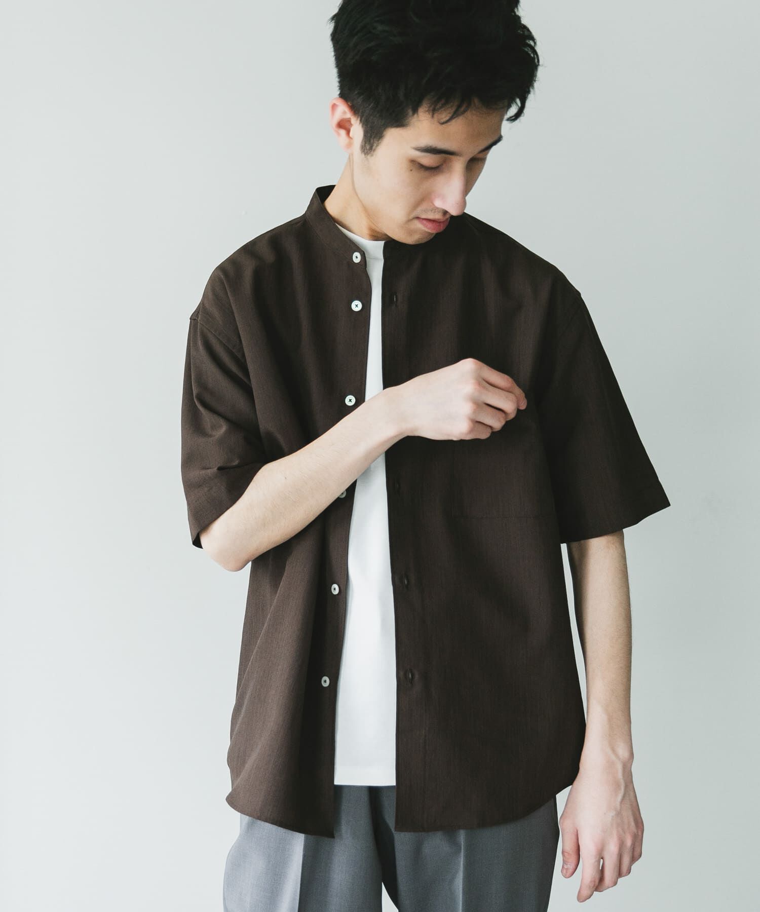 URBAN RESEARCH DOORS「『XLｻｲｽﾞ/WEB限定』『吸水速乾』ｾｵｱﾙﾌｧﾊﾞﾝﾄﾞｶﾗｰｼｮｰ 」|シャツ・ブラウス|