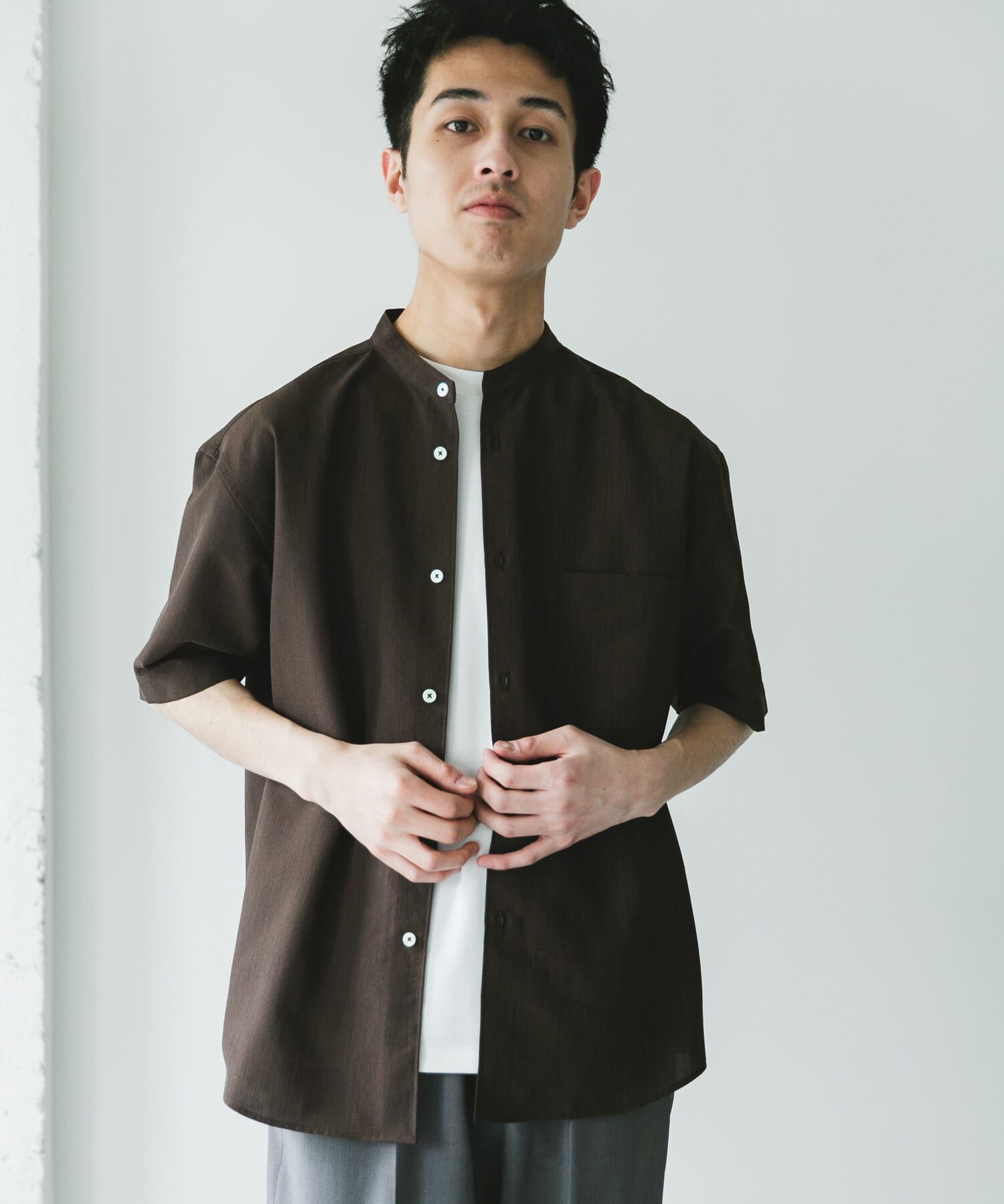 URBAN RESEARCH DOORS「『XLｻｲｽﾞ/WEB限定』『吸水速乾』ｾｵｱﾙﾌｧﾊﾞﾝﾄﾞｶﾗｰｼｮｰ 」|シャツ・ブラウス|