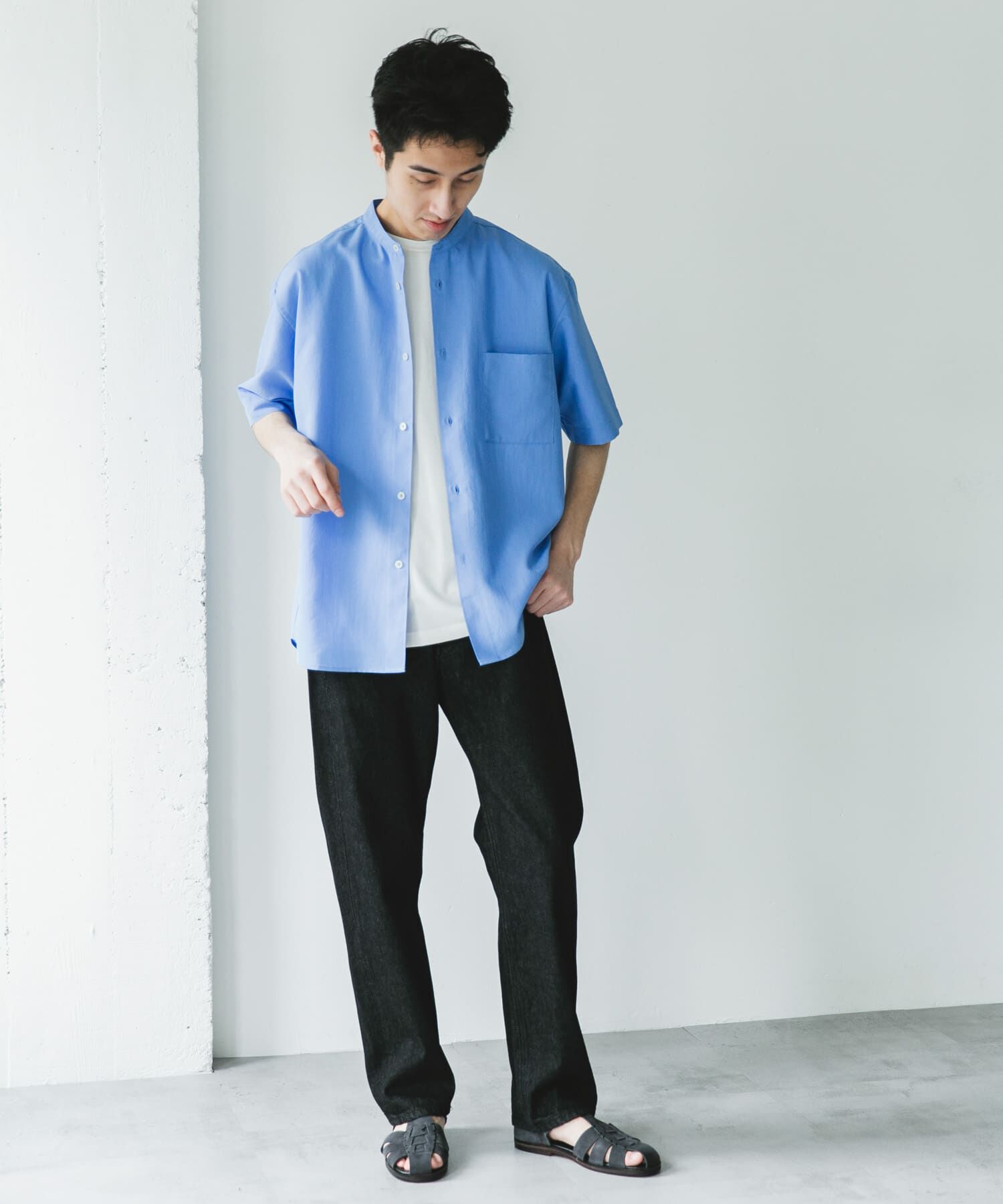 URBAN RESEARCH DOORS「『XLｻｲｽﾞ/WEB限定』『吸水速乾』ｾｵｱﾙﾌｧﾊﾞﾝﾄﾞｶﾗｰｼｮｰ 」|シャツ・ブラウス|