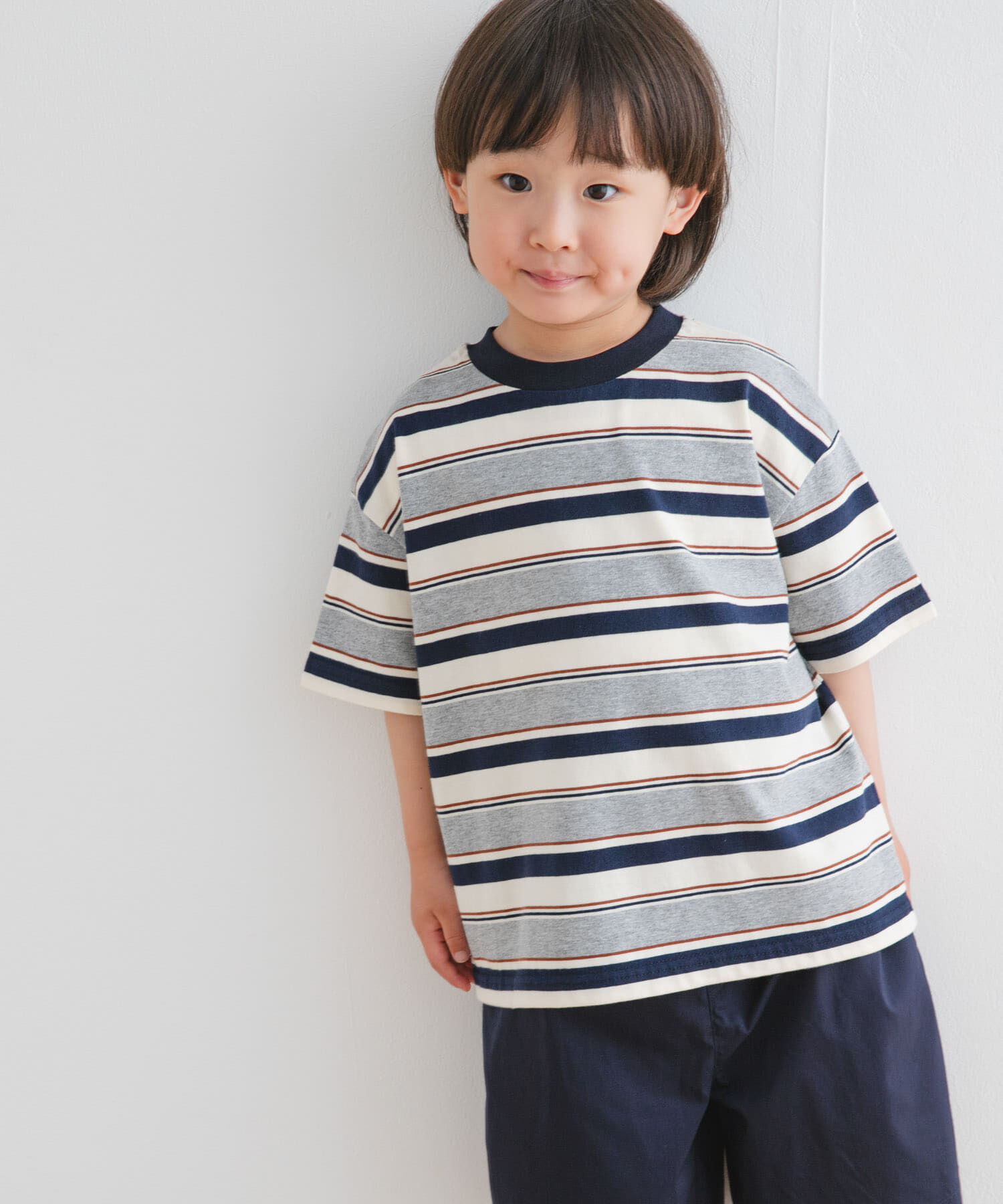 URBAN RESEARCH DOORS「『WEB/一部店舗限定サイズ』マルチボーダールーズTシャツ(KIDS)」|その他|