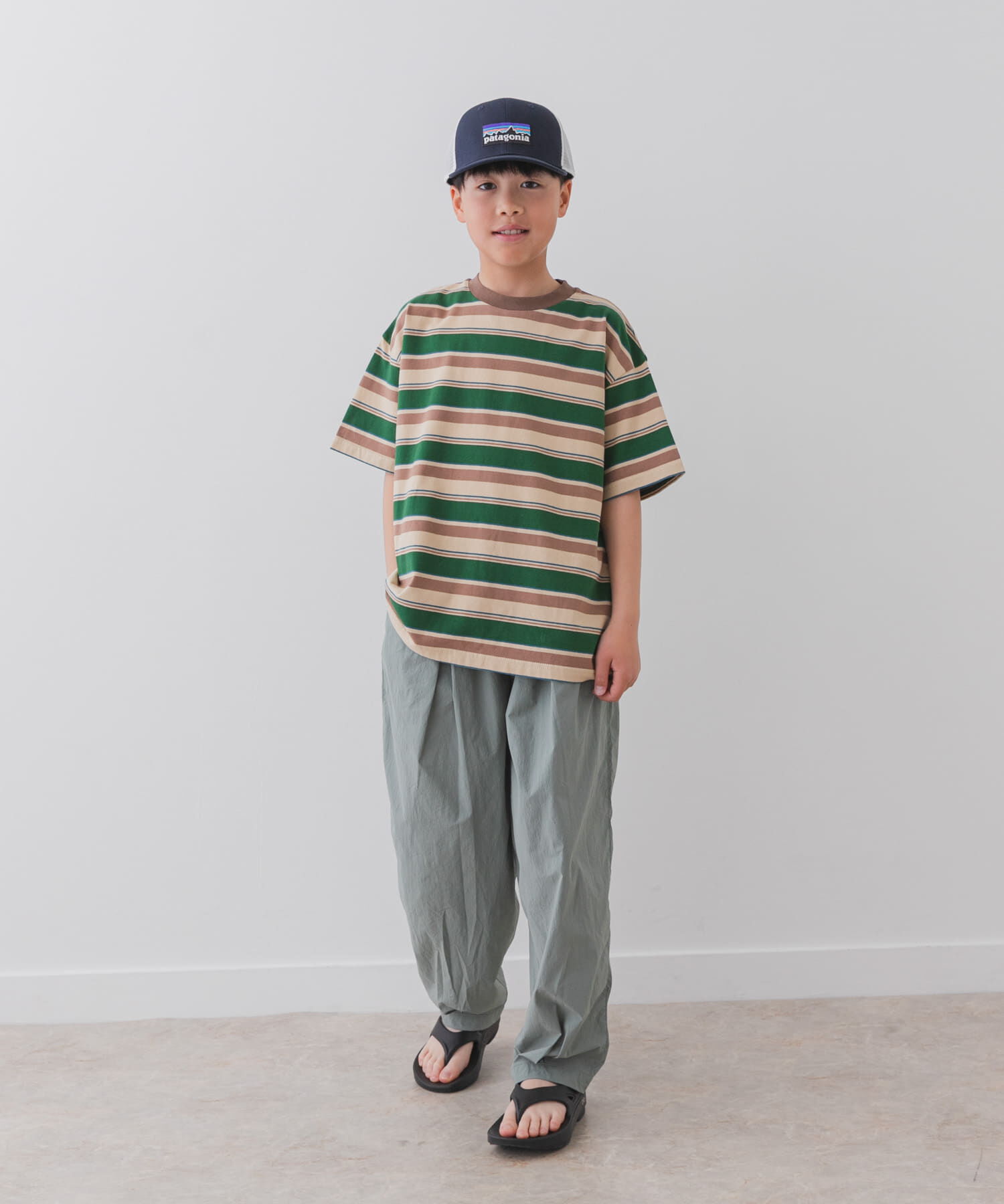 URBAN RESEARCH DOORS「『WEB/一部店舗限定サイズ』マルチボーダールーズTシャツ(KIDS)」|その他|