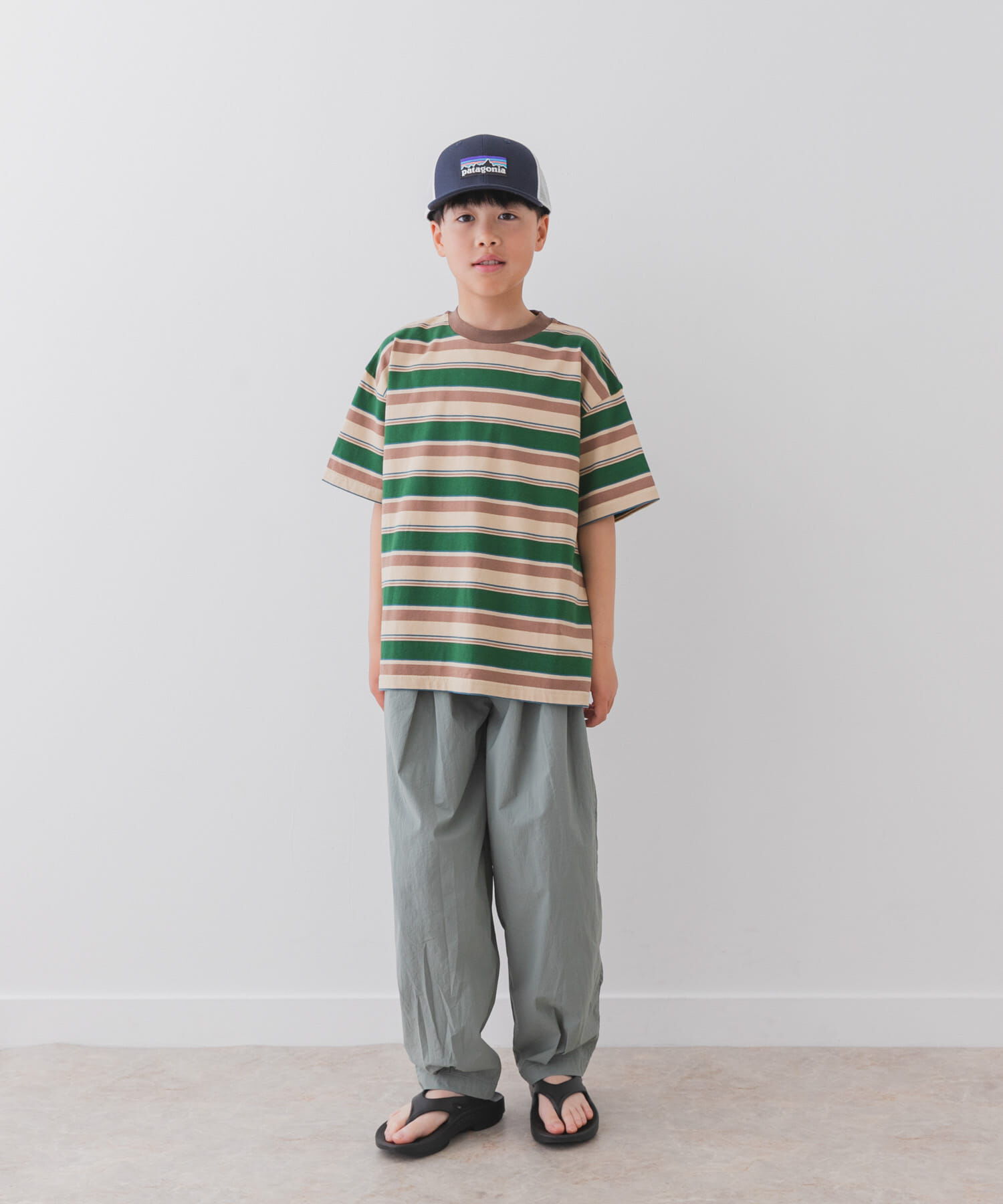 URBAN RESEARCH DOORS「『WEB/一部店舗限定サイズ』マルチボーダールーズTシャツ(KIDS)」|その他|