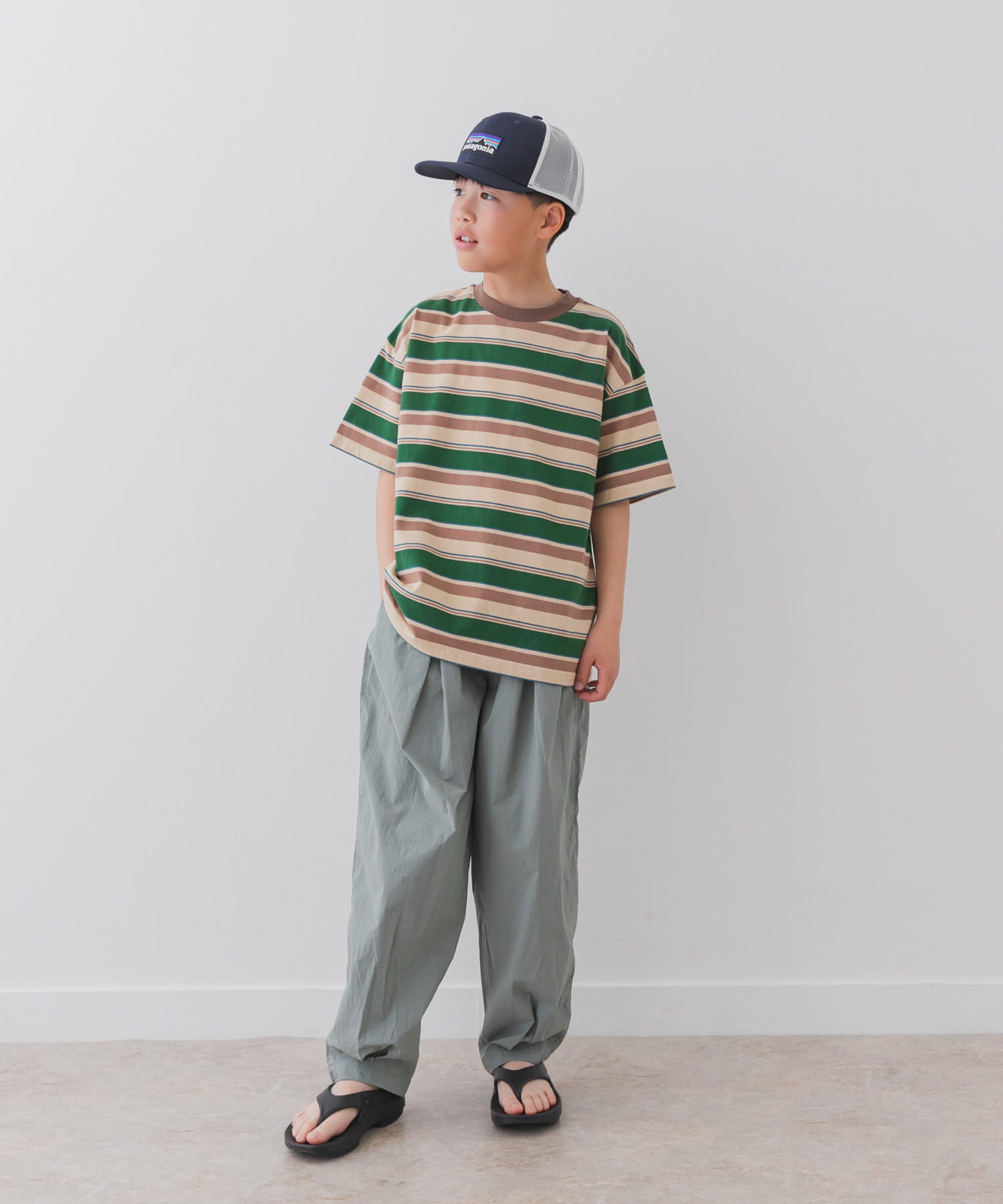 URBAN RESEARCH DOORS「『WEB/一部店舗限定サイズ』マルチボーダールーズTシャツ(KIDS)」|その他|