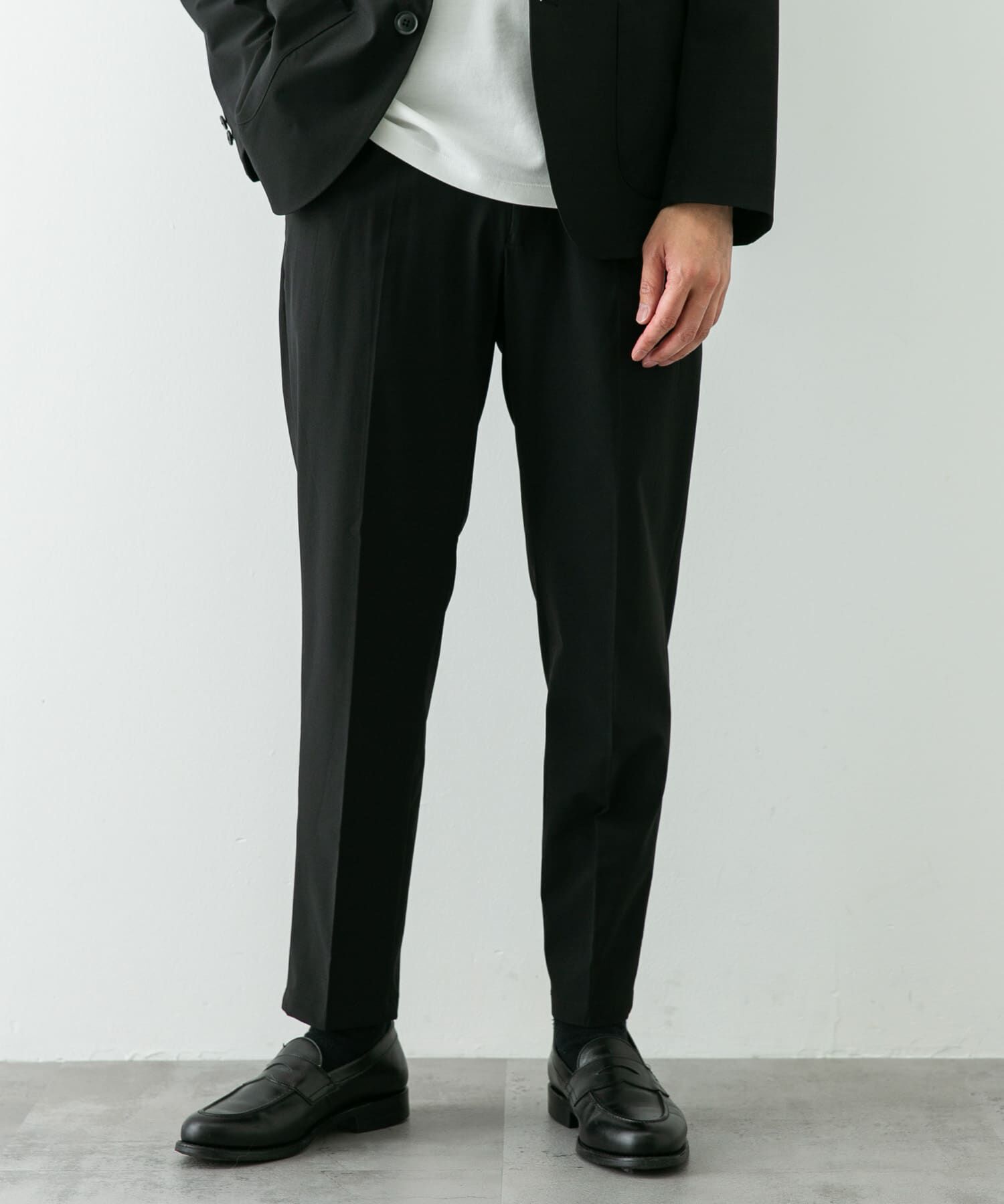 URBAN RESEARCH DOORS「『ｲｰｼﾞｰｹｱ』LIFE STYLE TAILOR ﾘｯﾌﾟｽﾄｯﾌﾟﾅｲﾛﾝｽﾄﾚｯﾁ 」|スラックス|