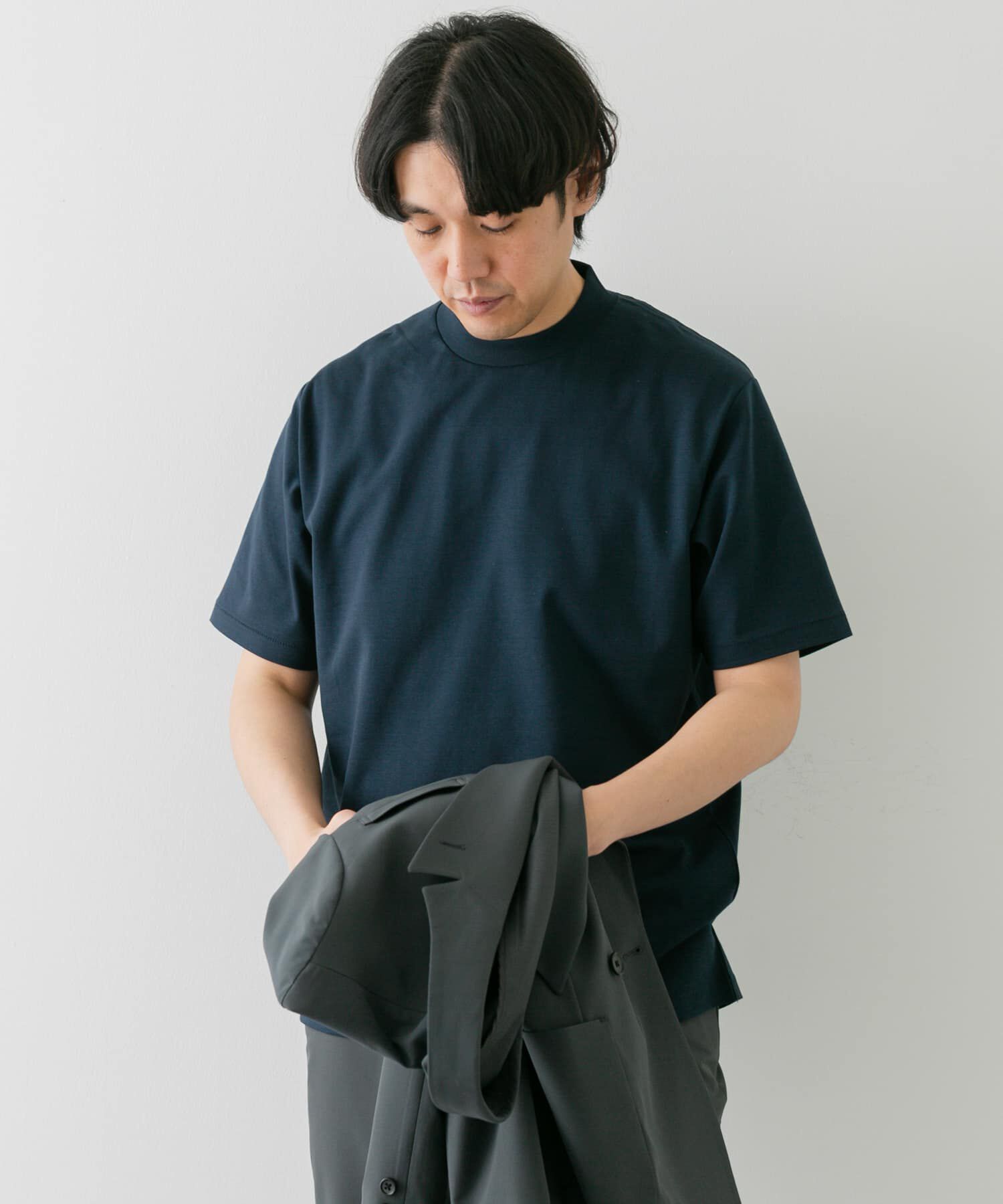 URBAN RESEARCH DOORS「『抗菌/防臭』LIFE STYLE TAILOR　シルケットポンチストレッチTシャツ」|シャツ・ブラウス|