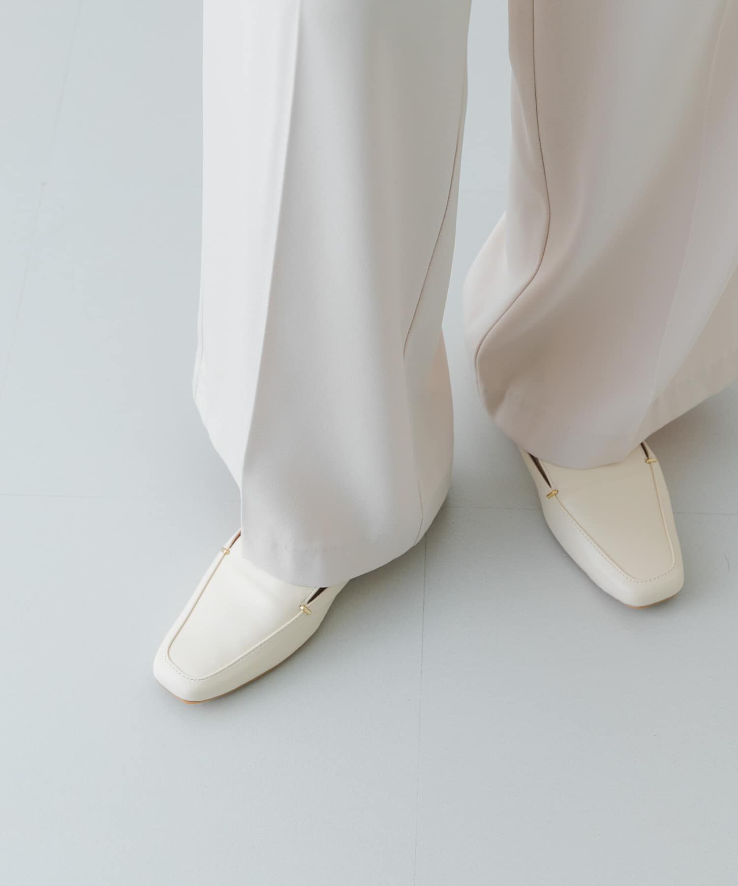 RODE SKO「『MADE IN JAPAN』スクエアトゥプチメタルローファー」|ローファー|