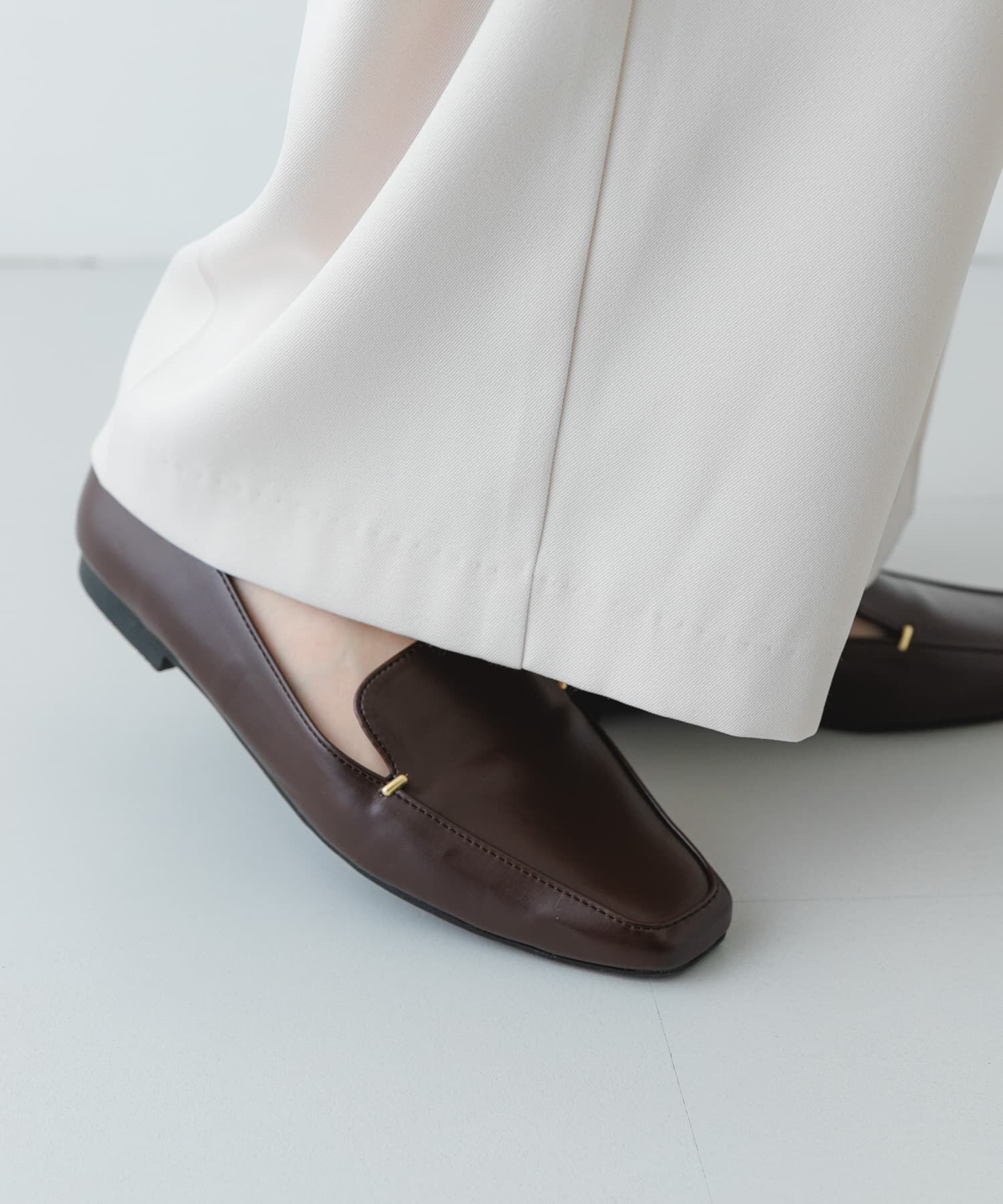 RODE SKO「『MADE IN JAPAN』スクエアトゥプチメタルローファー」|ローファー|