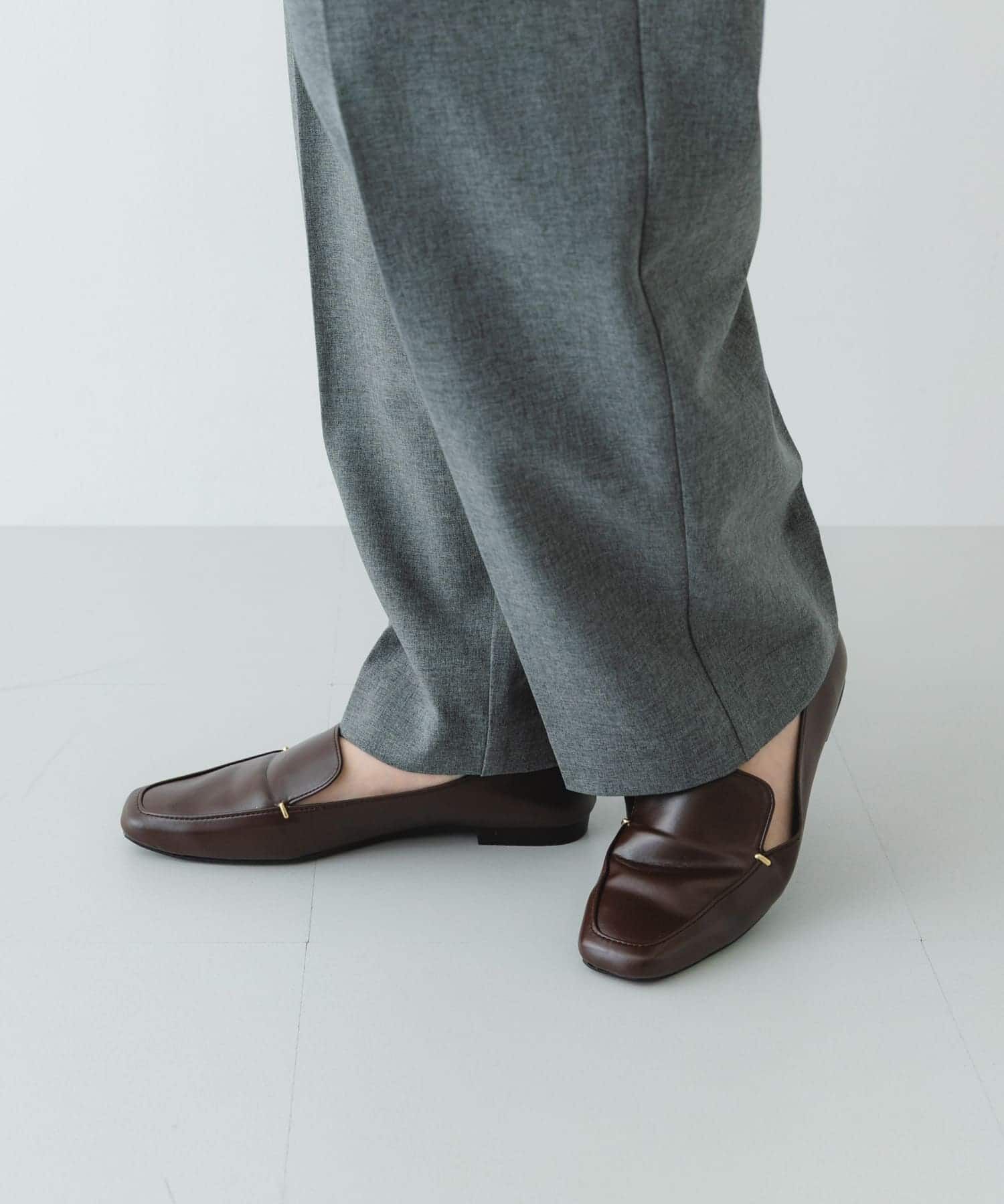 RODE SKO「『MADE IN JAPAN』スクエアトゥプチメタルローファー」|ローファー|