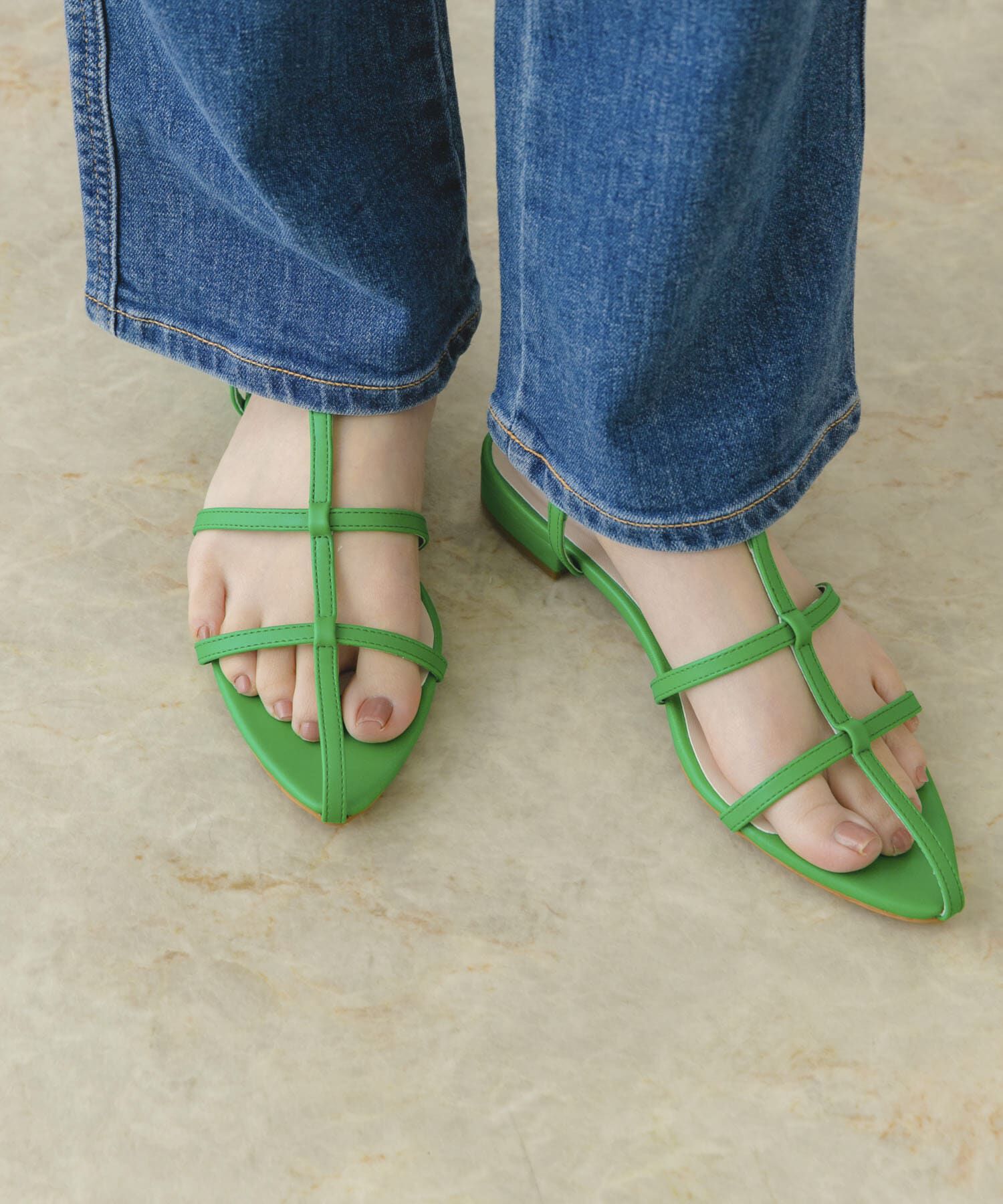 RODE SKO「ナローストラップサンダル」|サンダル|