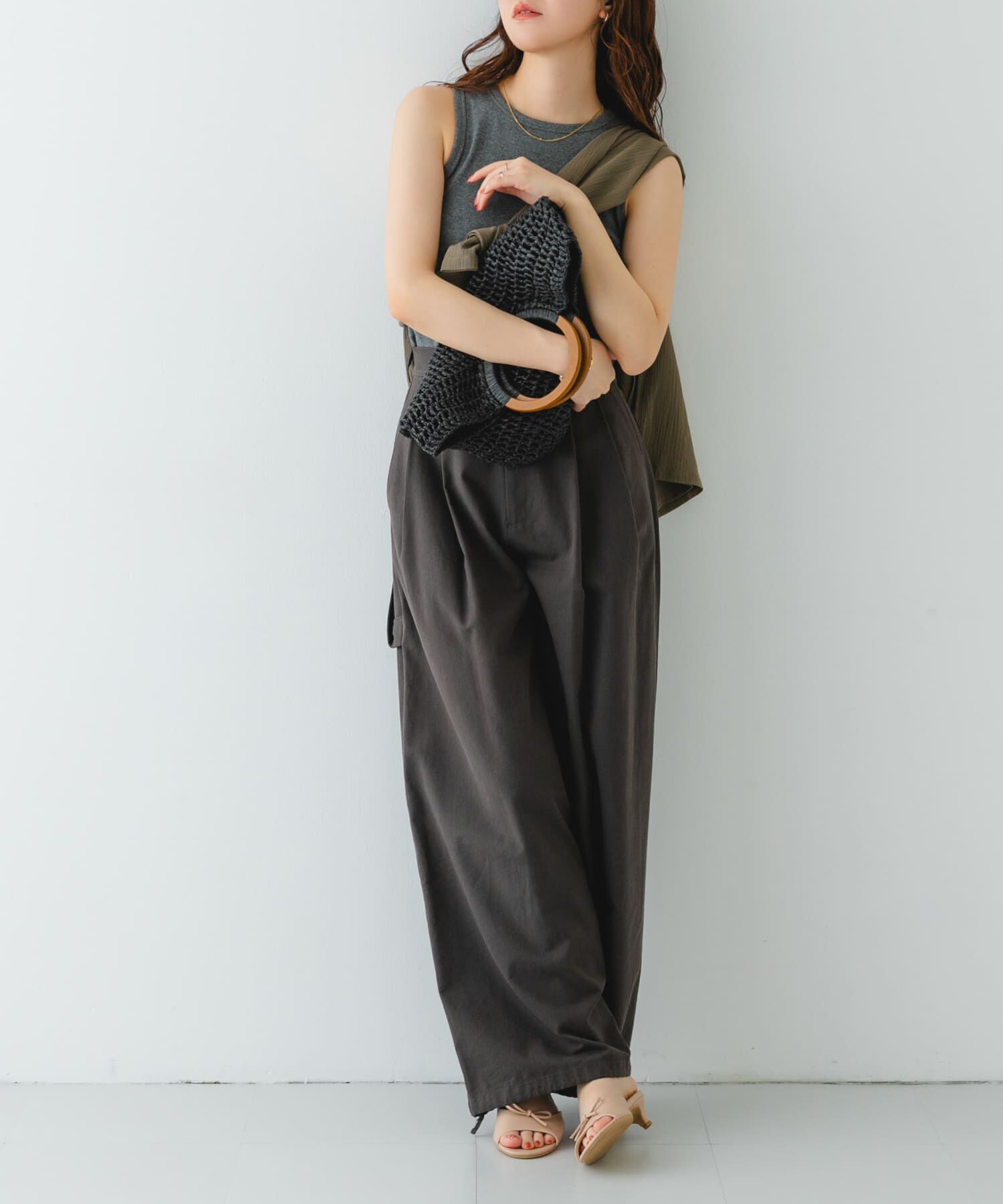 RODE SKO「ウッドハンドルペーパーバッグ」|トートバッグ|